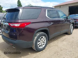 2019 Chevrolet Traverse LT Cloth z VIN 1GNEVGKW7KJ248073, wystawiony jako IAAI lot #42362893 z przebiegiem 56 232 mil mil oraz . Historia ofert i sprzedaży dostępna na DreamBid. Obrazek 4.