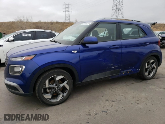 2022 Hyundai Venue Limited with VIN KMHRC8A30NU166729, listed as a Copart auction lot 47734835 with 45,714 mi miles and Salvage Title. Bid and sale history available at DreamBid. Image 1.