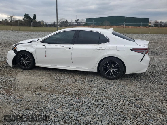 2021 Toyota Camry SE Nightshade with VIN 4T1G11AK8MU517316, listed as a Copart auction lot 45711545 with 107,330 mi miles and Salvage Title. Bid and sale history available at carsss.com. Image 2.
