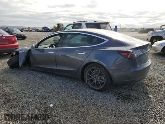 2018 Tesla Model 3 Long Range Battery with VIN 5YJ3E1EA2JF038886, listed as a Copart auction lot 52436365 with 47,548 mi miles and Salvage Title. Bid and sale history available at DreamBid. Image 2.