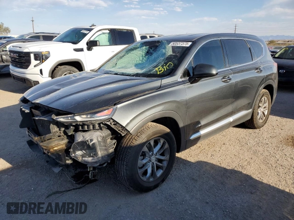 2019 Hyundai Santa Fe SEL with VIN 5NMS3CAD9KH066567, listed as a Copart auction lot 50537375 with 90,288 mi miles and Salvage Title. Bid and sale history available at carsss.com. Image 1.