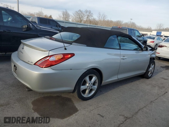 2004 Toyota Solara SE with VIN 4T1FA38P54U029627, listed as a Copart auction lot 46512925 with 206,117 mi miles and Salvage Title. Bid and sale history available at carsss.com. Image 3.