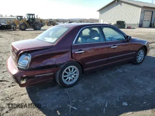 2002 Hyundai XG350 L with VIN KMHFU45EX2A231152, listed as a Copart auction lot 45800505 with 48,074 mi miles and Salvage Title. Bid and sale history available at carsss.com. Image 3.