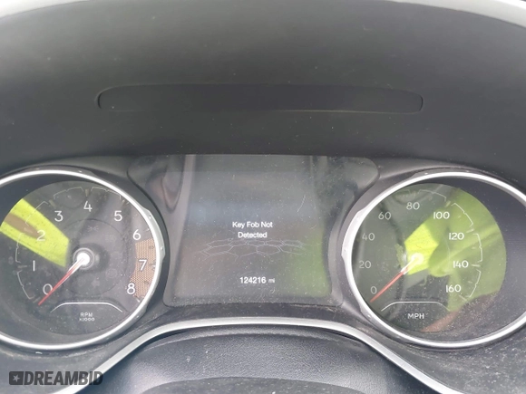 2019 Jeep Compass Limited with VIN 3C4NJCCB9KT793631, listed as a IAAI auction lot 41933473 with 124,216 mi miles. Bid and sale history available at carsss.com. Image 7.