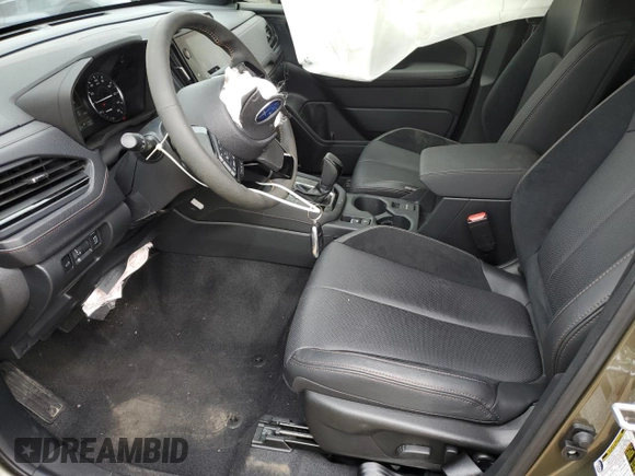 2025 Subaru Forester Touring with VIN JF2SLDTC3SH460756, listed as a Copart auction lot 58800695 with 1,185 mi miles and Salvage title. Bid and sale history available at DreamBid. Image 7.