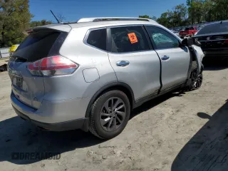 2016 Nissan Rogue SL with VIN 5N1AT2MT6GC762135, listed as a Copart auction lot 50206005 with Not Provided miles and Non Repairable. Bid and sale history available at DreamBid. Image 3.