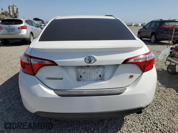 2014 Toyota Corolla L with VIN 5YFBURHE0EP161723, listed as a Copart auction lot 61870825 with 161,256 mi miles and Salvage title. Bid and sale history available at DreamBid. Image 6.