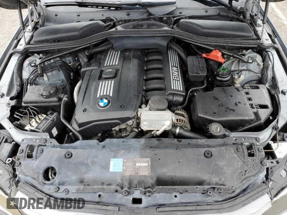 2008 BMW 5 Series 528i with VIN WBANU53588C112681, listed as a Copart auction lot 53535085 with 72,316 mi miles and Salvage Title. Bid and sale history available at carsss.com. Image 11.