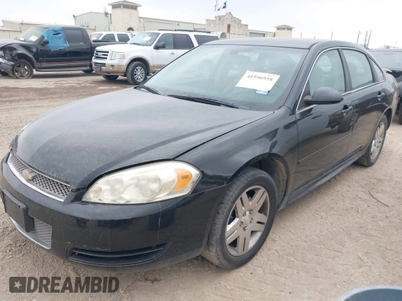 2013 Chevrolet Impala LT with VIN 2G1WB5E30D1202571, listed as a IAAI auction lot 41946958 with 104,291 mi miles and . Bid and sale history available at DreamBid. Image 2.