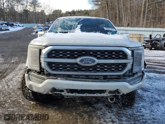 2021 Ford F-150 XL with VIN 1FTFW1E11MFB18030, listed as a Copart auction lot 42501475 with 73,582 mi miles and Salvage title. Bid and sale history available at DreamBid. Image 5.