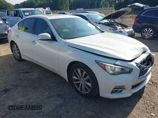 2015 Infiniti Q50 Premium z VIN JN1BV7AP5FM333958, wystawiony jako IAAI lot #42351044 z przebiegiem 158 428 mil mil oraz . Historia ofert i sprzedaży dostępna na DreamBid. Obrazek 1.