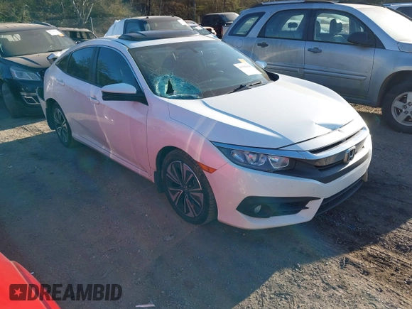 2016 Honda Civic Sedan EX-L with VIN 19XFC1F75GE042550, listed as a IAAI auction lot 41706840 with 126,862 mi miles. Bid and sale history available at carsss.com. Image 1.