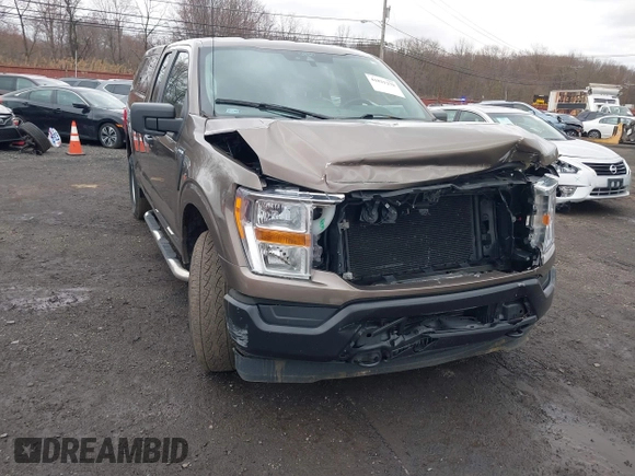 2021 Ford F-150 XL with VIN 1FTEX1EP6MKE04380, listed as a IAAI auction lot 41821270 with 41,353 mi miles and . Bid and sale history available at DreamBid. Image 17.
