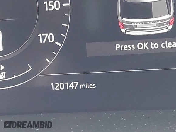 2019 Land Rover Range Rover with VIN SALGS2RE5KA516721, listed as a IAAI auction lot 42081181 with 120,147 mi miles and . Bid and sale history available at DreamBid. Image 15.