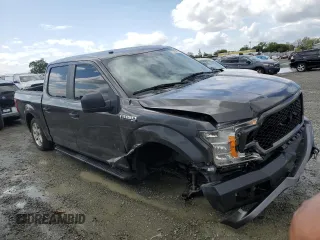 2018 Ford F-150 XL with VIN 1FTEW1CP7JKE15048, listed as a Copart auction lot 51328255 with 146,938 mi miles and Salvage Title. Bid and sale history available at carsss.com. Image 4.
