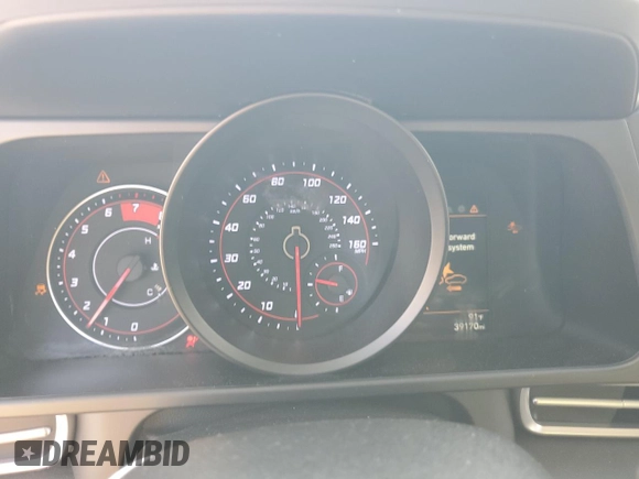 2022 Hyundai Elantra SEL with VIN KMHLM4AG9NU311619, listed as a Copart auction lot 50105495 with 39,170 mi miles and Non Repairable. Bid and sale history available at DreamBid. Image 9.