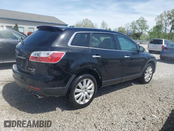 2010 Mazda CX-9 Grand Touring with VIN JM3TB3MA9A0213162, listed as a Copart auction lot 53977095 with 200,751 mi miles and Non repairable. Bid and sale history available at DreamBid. Image 3.