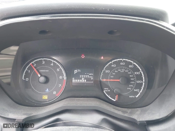 2019 Subaru Impreza with VIN 4S3GTAA60K3758517, listed as a IAAI auction lot 41930668 with 39,999 mi miles. Bid and sale history available at carsss.com. Image 7.