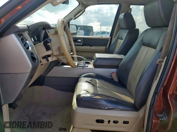 2007 Ford Expedition Max Eddie Bauer z VIN 1FMFK17527LA44128, wystawiony jako Copart lot #53398285 z przebiegiem 278 476 mil mil oraz Czysty tytuł • Clean title. Historia ofert i sprzedaży dostępna na DreamBid. Obrazek 7.