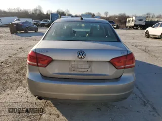 2012 Volkswagen Passat SE with VIN 1VWBP7A34CC050129, listed as a Copart auction lot 48500375 with 143,109 mi miles and Salvage Title. Bid and sale history available at carsss.com. Image 6.