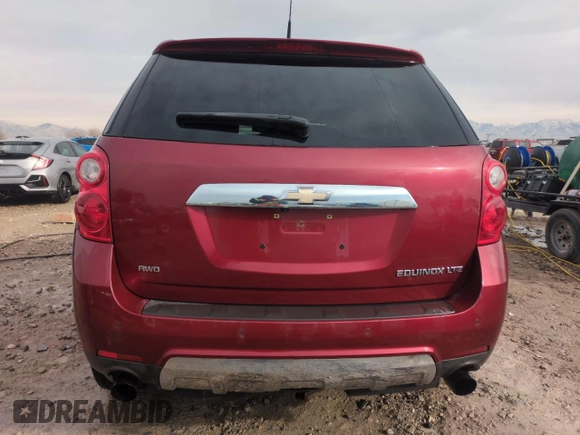 2011 Chevrolet Equinox LTZ with VIN 2CNFLGE5XB6391128, listed as a Copart auction lot 43011555 with 98,092 mi miles and Salvage Title. Bid and sale history available at carsss.com. Image 6.