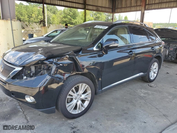 2011 Lexus RX 450h with VIN JTJBC1BA5B2419851, listed as a Copart auction lot 60707044 with 147,338 mi miles and Salvage Title. Bid and sale history available at carsss.com. Image 1.