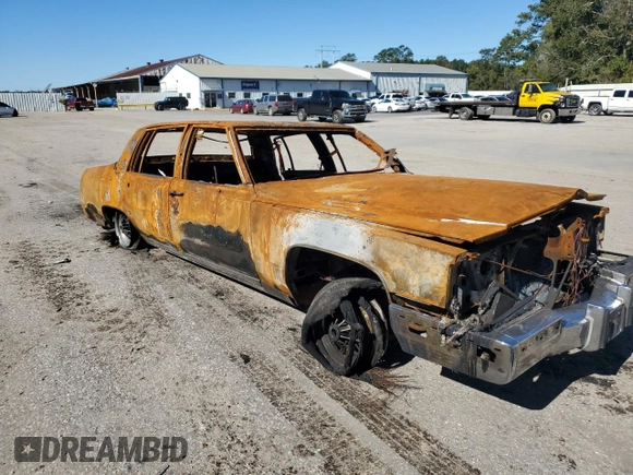 1990 Cadillac Brougham z VIN 1G6DW54Y6LR707412, wystawiony jako Copart lot #79862114 z przebiegiem Nie podano mil oraz Szkody całkowita. Historia ofert i sprzedaży dostępna na DreamBid. Obrazek 4.