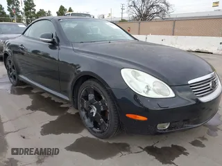 2003 Lexus SC 430 with VIN JTHFN48Y130047778, listed as a IAAI auction lot 41663233 with 179,086 mi miles and . Bid and sale history available at DreamBid. Image 1.