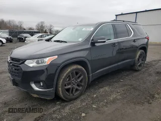 2019 Chevrolet Traverse LT Cloth z VIN 1GNEVGKW9KJ250150, wystawiony jako Copart lot #85863494 z przebiegiem 199 113 mil mil oraz Szkoda całkowita • Salvage title. Historia ofert i sprzedaży dostępna na DreamBid. Obrazek 1.