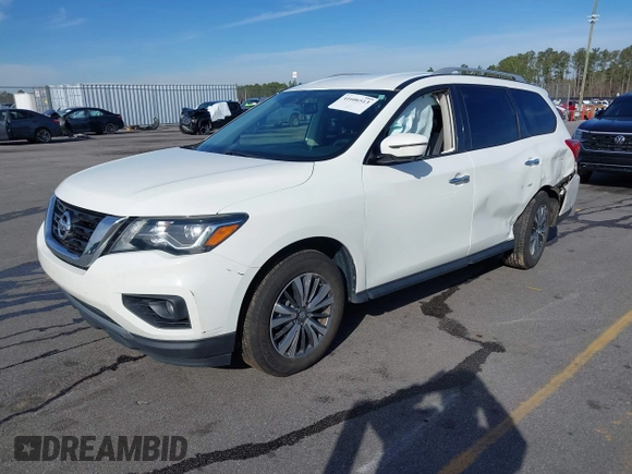 2018 Nissan Pathfinder S with VIN 5N1DR2MN9JC623167, listed as a IAAI auction lot 41606513 with 127,582 mi miles and . Bid and sale history available at DreamBid. Image 17.