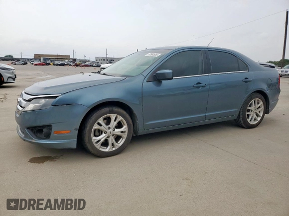 2012 Ford Fusion SE with VIN 3FAHP0HA6CR448068, listed as a Copart auction lot 57685955 with 168,134 mi miles and Salvage title. Bid and sale history available at DreamBid. Image 1.