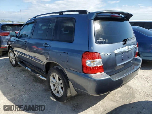 2007 Toyota Highlander Hybrid with VIN JTEGW21A370019809, listed as a Copart auction lot 75115174 with 153,033 mi miles and Non Repairable. Bid and sale history available at carsss.com. Image 2.