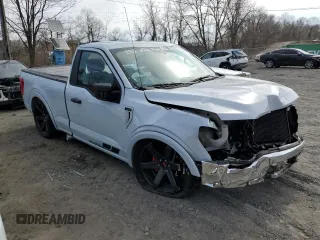 2021 Ford F-150 XL with VIN 1FTMF1C57MKD79392, listed as a Copart auction lot 49148275 with 29,241 mi miles and Salvage title. Bid and sale history available at DreamBid. Image 4.