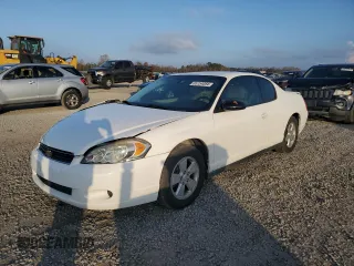 2006 Chevrolet Monte Carlo LS z VIN 2G1WJ15K769356265, wystawiony jako Copart lot #85734084 z przebiegiem 123 917 mil mil oraz Szkoda całkowita • Salvage title. Historia ofert i sprzedaży dostępna na DreamBid. Obrazek 1.