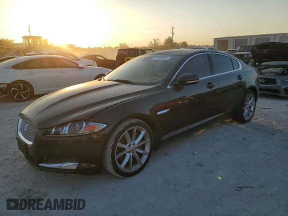 2015 Jaguar XF V6 Portfolio with VIN SAJWA0F76F8U59802, listed as a Copart auction lot 77198104 with 98,859 mi miles and Clean Title. Bid and sale history available at carsss.com. Image 1.