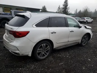 2019 Acura MDX Sport Hybrid w/Advance Pkg with VIN 5J8YD7H77KL000081, listed as a Copart auction lot 82473944 with 0 mi miles and Salvage Title. Bid and sale history available at carsss.com. Image 3.