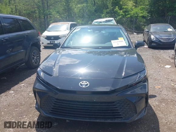 2025 Toyota Camry LE with VIN 4T1DAACK6SU584011, listed as a IAAI auction lot 42119086 with 7,229 mi miles and . Bid and sale history available at DreamBid. Image 12.