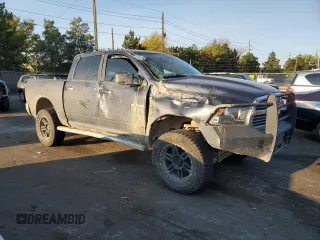 2018 Ram 1500 Big Horn with VIN 1C6RR7LG3JS221023, listed as a Copart auction lot 74574284 with 51,981 mi miles and Salvage Title. Bid and sale history available at carsss.com. Image 4.