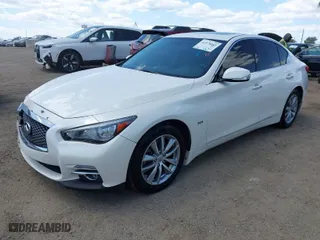2016 Infiniti Q50 3.0t Premium with VIN JN1EV7AP7GM301088, listed as a IAAI auction lot 41970041 with 91,147 mi miles. Bid and sale history available at carsss.com. Image 2.