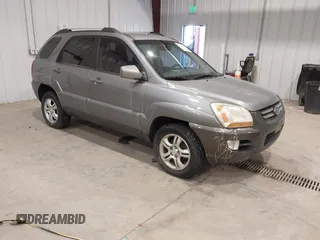 2005 Kia Sportage LX with VIN KNDJE723157089856, listed as a IAAI auction lot 41826630 with 200,380 mi miles and . Bid and sale history available at carsss.com. Image 1.