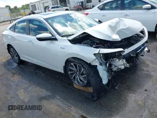 2022 Honda Insight Touring with VIN 19XZE4F98NE001854, listed as a IAAI auction lot 42751800 with 27,327 mi miles and . Bid and sale history available at DreamBid. Image 1.