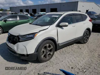2018 Honda CR-V Touring with VIN 5J6RW1H9XJL010690, listed as a Copart auction lot 53554015 with 90,158 mi miles and Salvage Title. Bid and sale history available at carsss.com. Image 1.