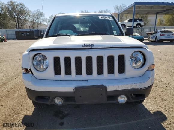 2016 Jeep Patriot Sport SE with VIN 1C4NJRBBXGD695158, listed as a Copart auction lot 46871705 with 74,489 mi miles and Salvage Title. Bid and sale history available at carsss.com. Image 5.
