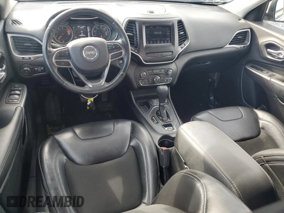 2019 Jeep Cherokee Latitude Plus with VIN 1C4PJLLB7KD202453, listed as a Copart auction lot 61230555 with 141,830 mi miles and Non repairable. Bid and sale history available at DreamBid. Image 8.