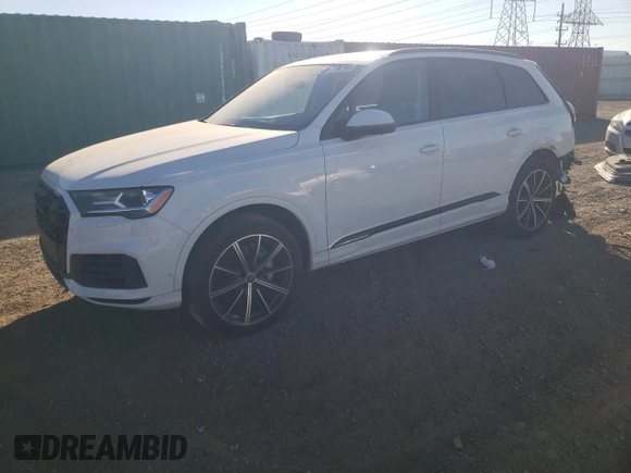 2023 Audi Q7 Premium Plus with VIN WA1LXBF76PD005774, listed as a Copart auction lot 75719694 with 14,207 mi miles and Salvage Title. Bid and sale history available at carsss.com. Image 1.