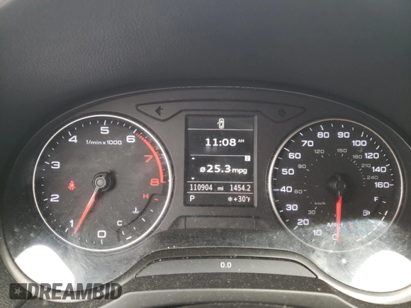 2015 Audi A3 1.8T Premium with VIN WAUACGFF2F1131446, listed as a Copart auction lot 49200743 with 110,904 mi miles. Bid and sale history available at carsss.com. Image 9.