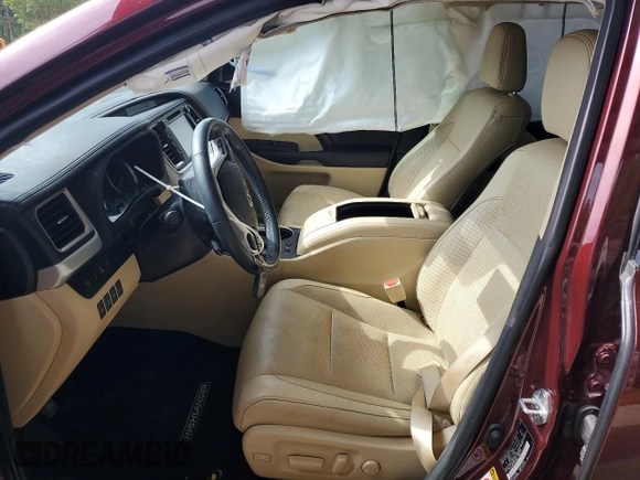 2018 Toyota Highlander Limited with VIN 5TDYZRFH6JS287062, listed as a Copart auction lot 56739745 with 92,382 mi miles and Salvage title. Bid and sale history available at DreamBid. Image 7.