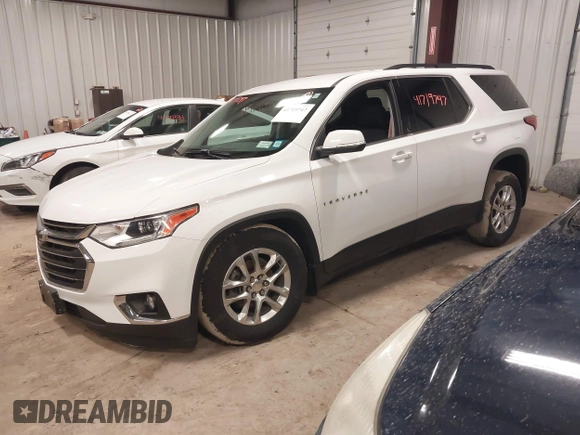 2021 Chevrolet Traverse LT Cloth with VIN 1GNEVGKW8MJ189876, listed as a IAAI auction lot 41719747 with 60,916 mi miles. Bid and sale history available at carsss.com. Image 17.
