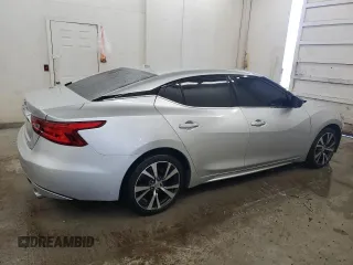 2016 Nissan Maxima SL with VIN 1N4AA6AP6GC446653, listed as a Copart auction lot 46621645 with 124,538 mi miles and Salvage Title. Bid and sale history available at DreamBid. Image 3.