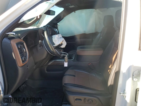 2020 Chevrolet Silverado 1500 High Country with VIN 3GCUYHED7LG377090, listed as a Copart auction lot 77527534 with 57,548 mi miles and Non Repairable. Bid and sale history available at carsss.com. Image 7.
